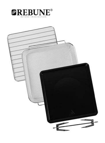 ريبون فرن و قلاية هوائية كهربائية 12 لتر - 1800 وا...