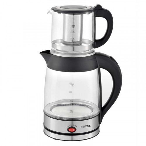 ريبون غلاية ماء كهربائية 1.7 لتر 2200 واط إضاءة LE...