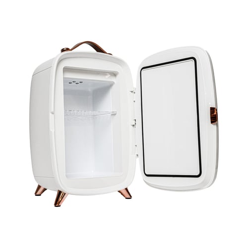 ريبون ثلاجة مستحضرات تجميل 6 لتر مع مرآة - إضاءة ل...