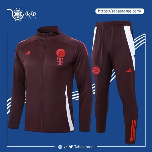 طقم تدريب بايرن ميونخ الخمري شتوي 2025