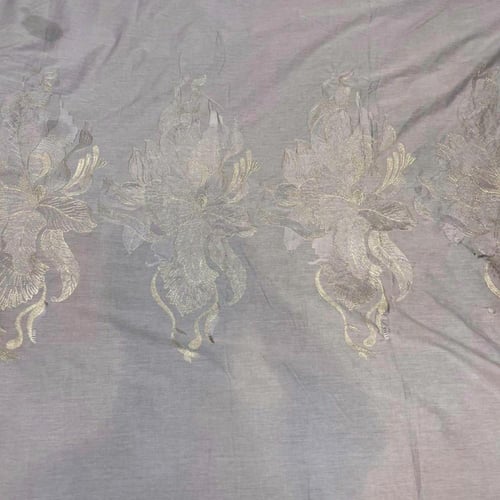 قطن لينن مطرز عرض 58