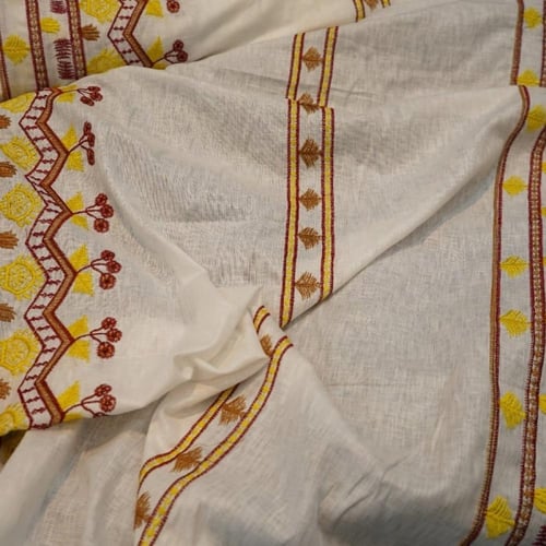 لينن مطرز عرض 58
