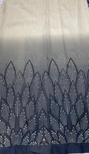 تفتة روسي مموج بالتطريز عرض 58