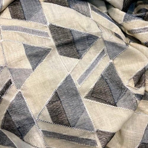 لينن مطرز عرض 58