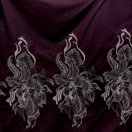 قطن لينن مطرز عرض 58