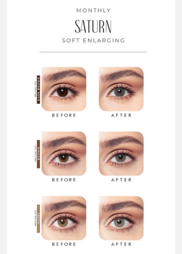 عدسات بيلا الجديدة- نظر- شهرية