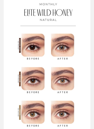 عدسات بيلا الجديدة- نظر- شهرية