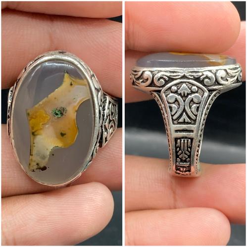 خاتم عقيق يماني مصور ص البحرين