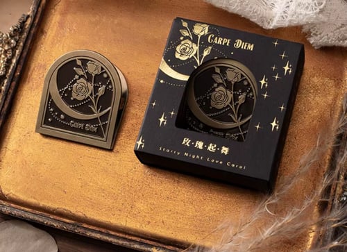 مشبك ورق نحاسي أسود