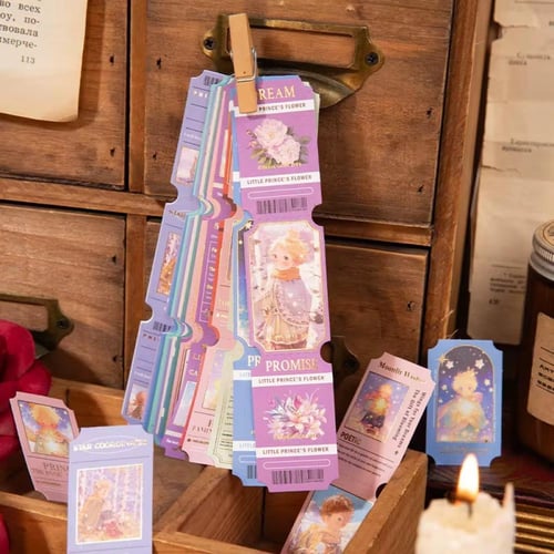 ملصقات ورقية بطابع أمير النجوم