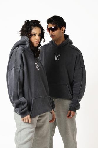 Washed Gray Hoodie