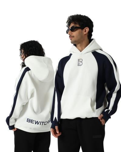 Off White Nave Blue Hoodie