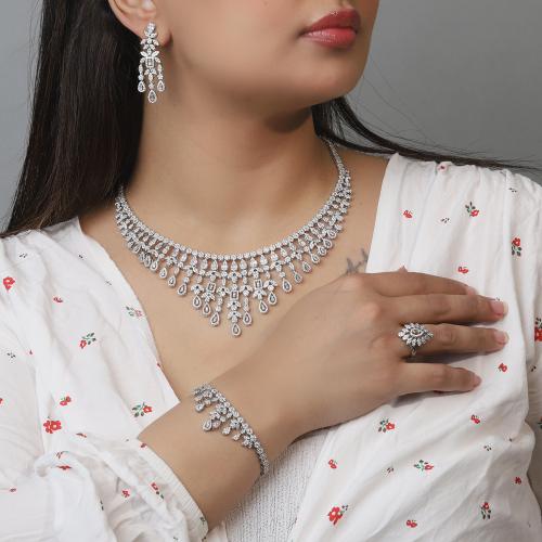 طقم زيركون كامل من رشم F-VIIP45