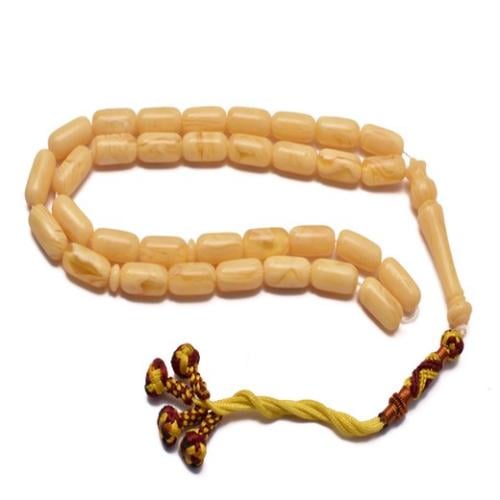 سبحة كبس بولندي اسطوانية برتقالى اللون