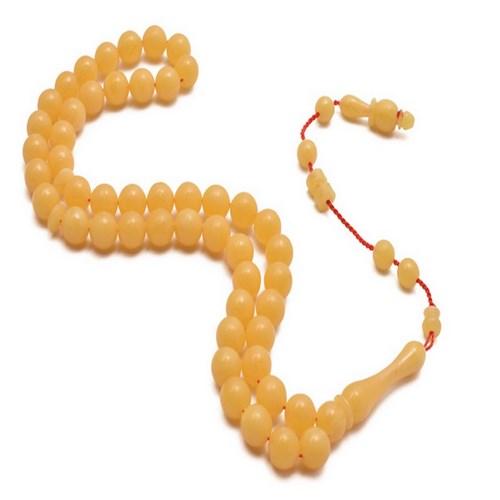 سبحة كبس بولندي دائرية برتقالى اللون