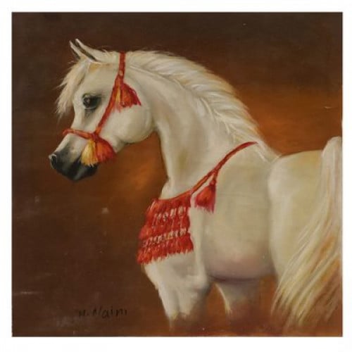 لوحة خيل عربى اصيل 4 .مقاس 50*60 سم