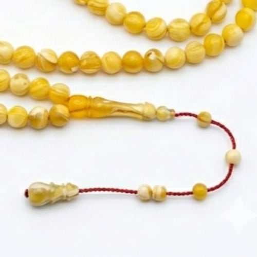 سبحة تراب كهرمان متعددة الالوان