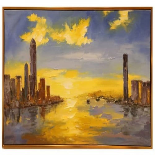 لوحة تشكيلة طباعة على خشب