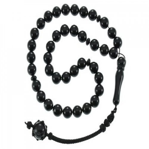 سبحة بكالايت اسود اللون