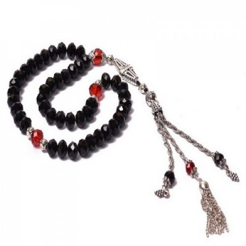 سبحة شوارفسكي أسود