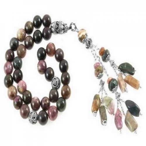 سبحة عقيق الوان متدرجة