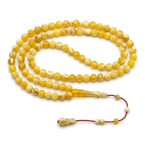 سبحة تراب كهرمان متعددة الالوان