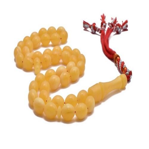 سبحة كبس بولندي دائرية برتقالية اللون