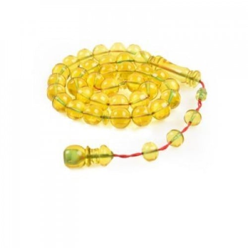 سبحة بكالايت أصفر دائرى