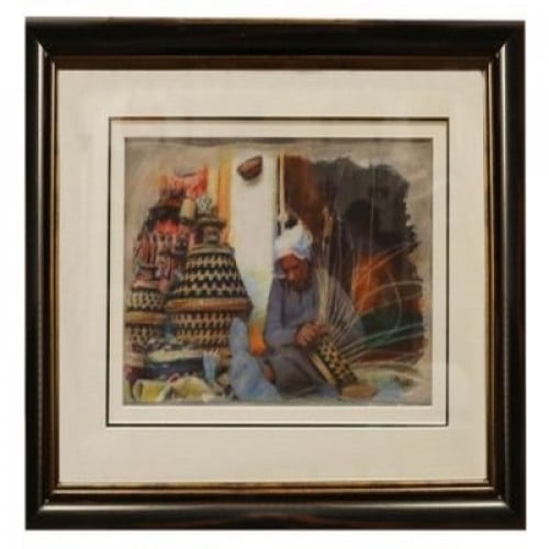 لوحة حرف يدوية سعودية