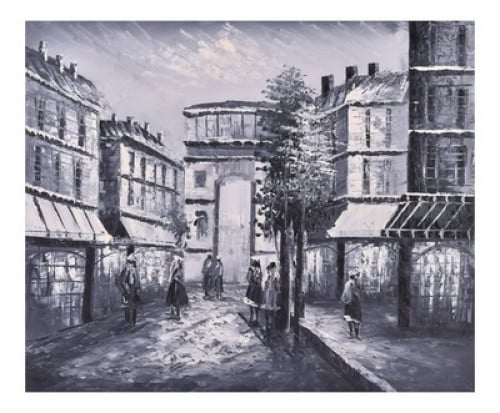 لوحة طبيعة صامتة رسم زيتي مقاس 50 * 60 سم بدون برو...