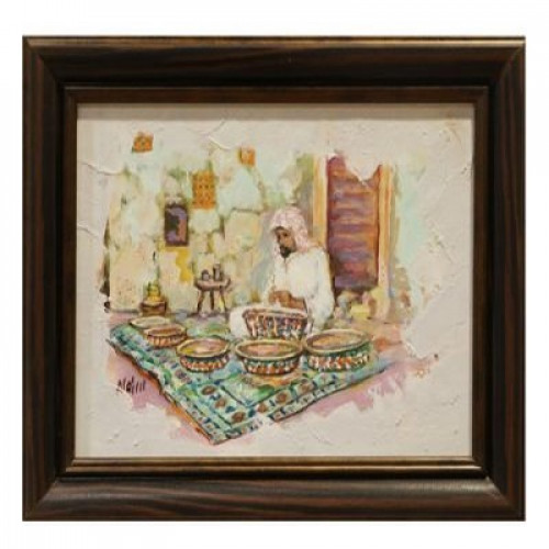 لوحة حرف بدوية سعودية