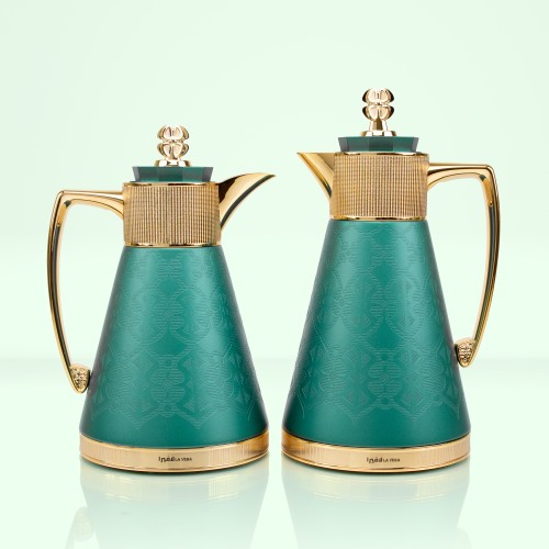 ترامس لافيرا اخضر مذهب 2 حبة