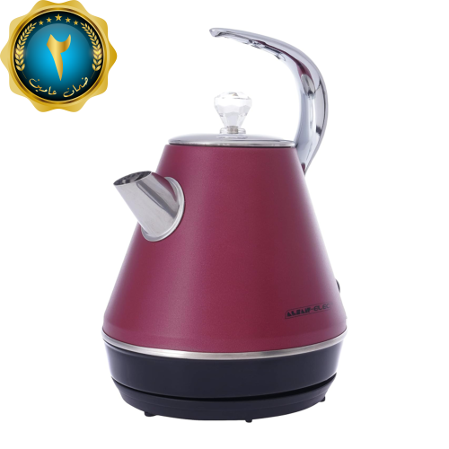غلاية ماء كريستال 1.5 لتر 2200 واط احمر مطفي