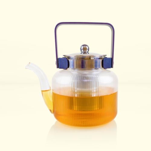ابريق شاي زجاج مع مصفى 1000مل