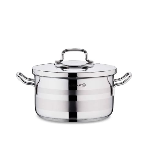 طقم قدور استيل كوركماز 14 قطعة ، استر 2 .