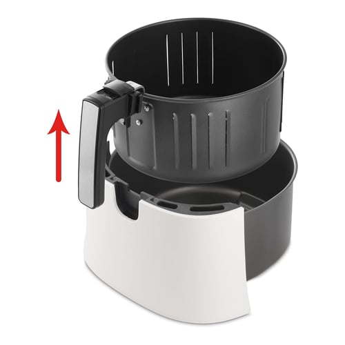 قلاية صحية فايبر 6 لتر ديجتال - ابيض