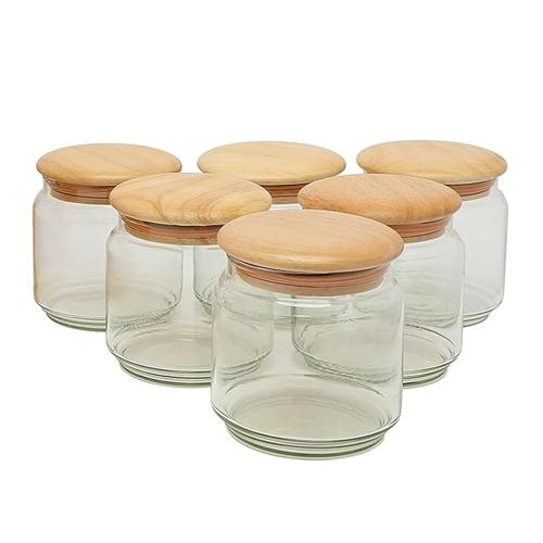 طقم علب بهارات سيراميك 6ح رمادي فاتح