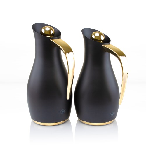 ثلاجة ليندا مطفي اسود مذهب 2 حبة