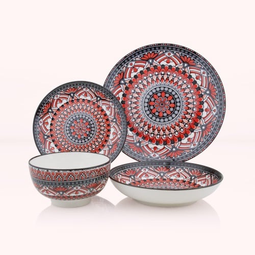 طقم سفرة برسلين 16 قطعة