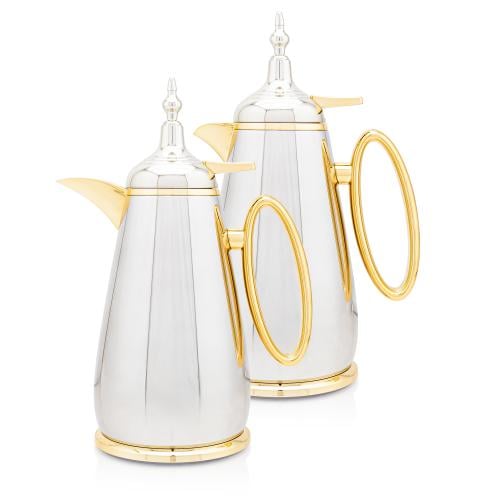 Hattan thermos set of 2 pieces nickel matte sword