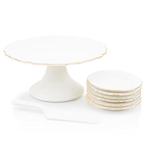 طقم كيك برسلين 8 قطعة