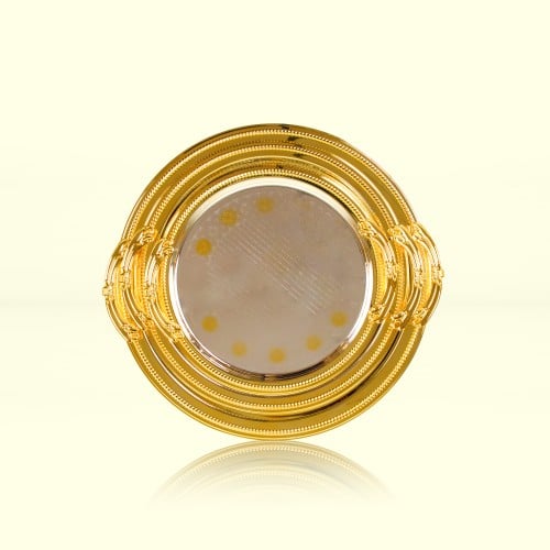 تباسي استيل طقم 3 ذهبي وفضي