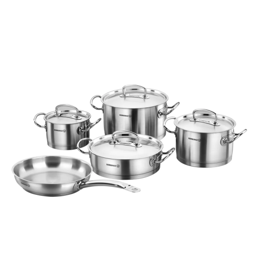 قدور كوركماز استيل برولاين 9 قطعه