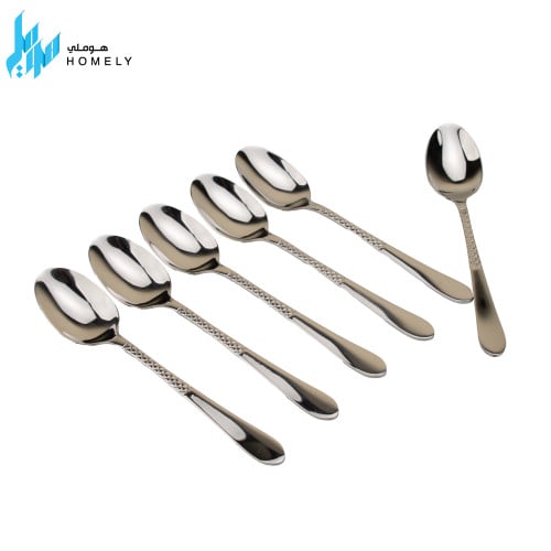 ملاعق اكل استيل 6 حبة