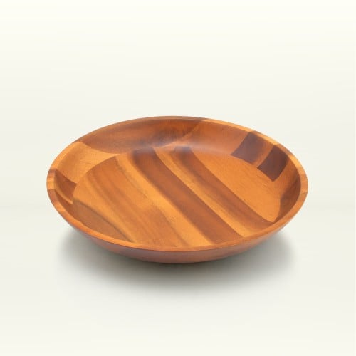 اقداح خشب فيتنامي مدور مسطح