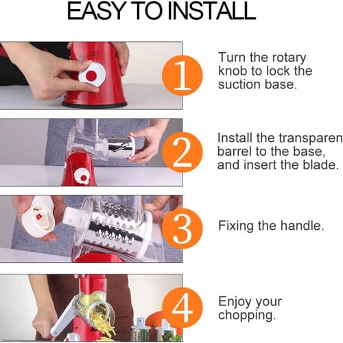 بشارة خضار يدوية لون أحمر