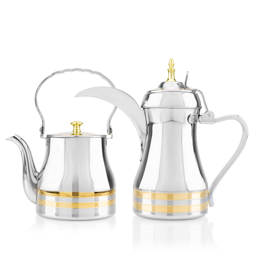 طقم براد شاي 1.2 لتر + دلة 1.4 لتر TRUST