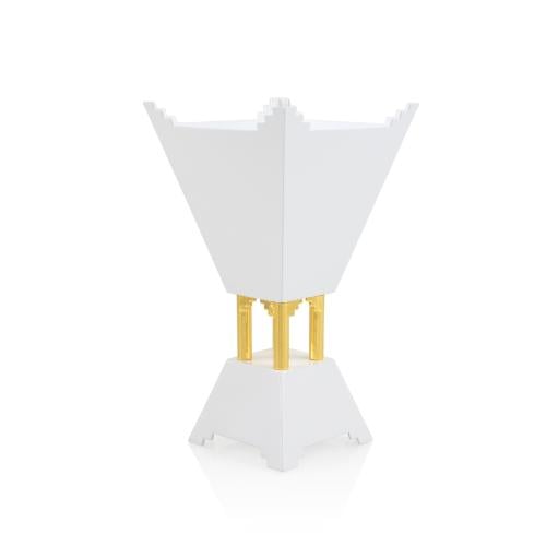 مبخرة الديوانية صغير لؤلؤي ذهبي