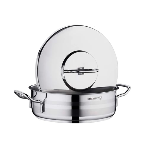 طقم قدور استيل كوركماز 14 قطعة ، استر 2 .