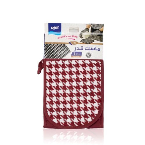 ماسك القدر 1PCS احمر